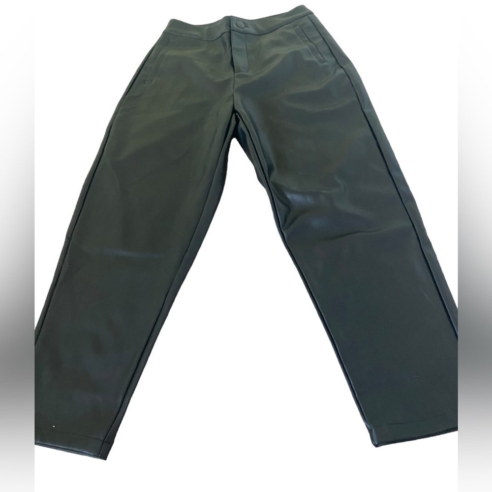 Stella Luce Faux Leather Lined Black Pants Size Medium edgy streetwear party